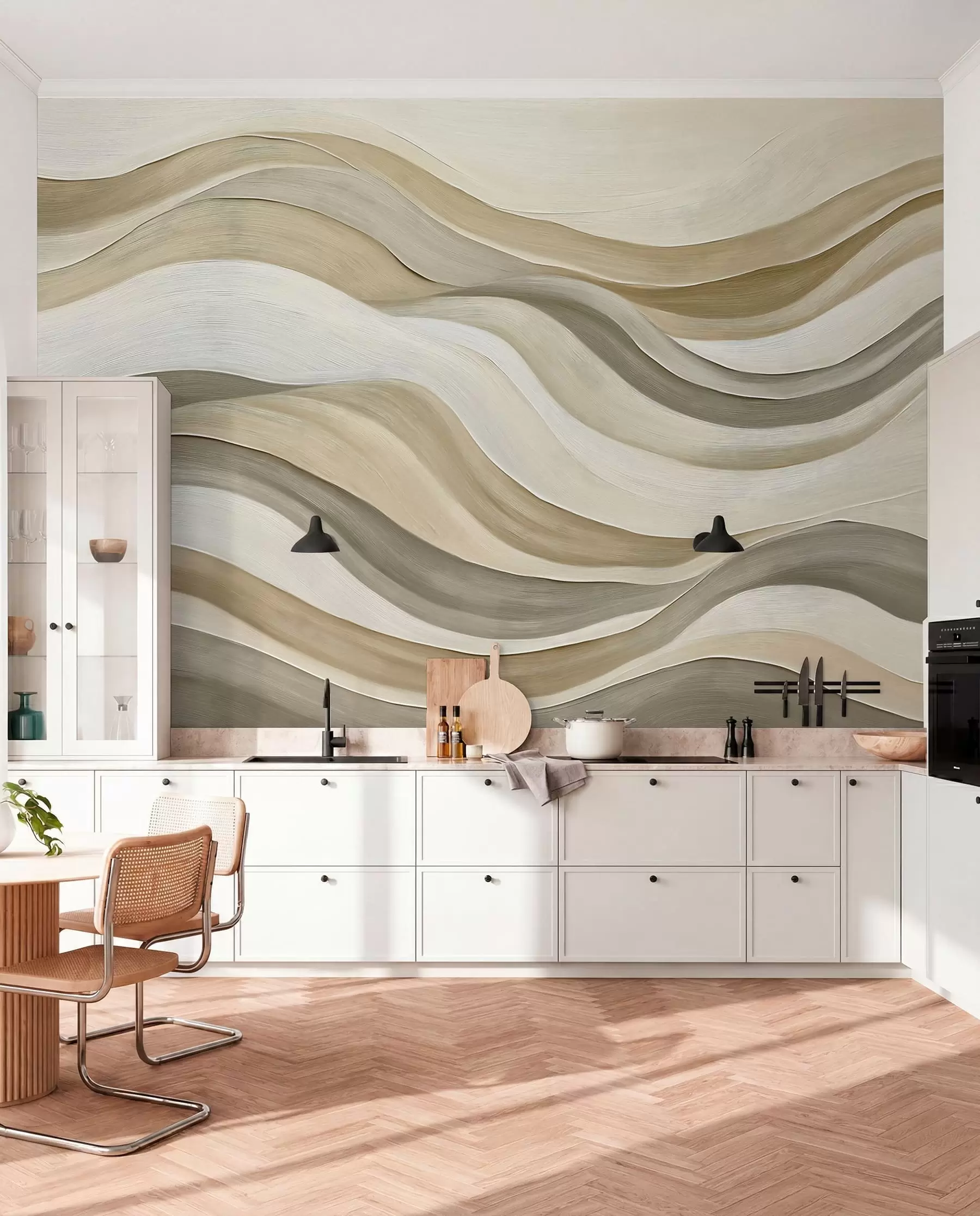 wall murals Abstract lines w05881