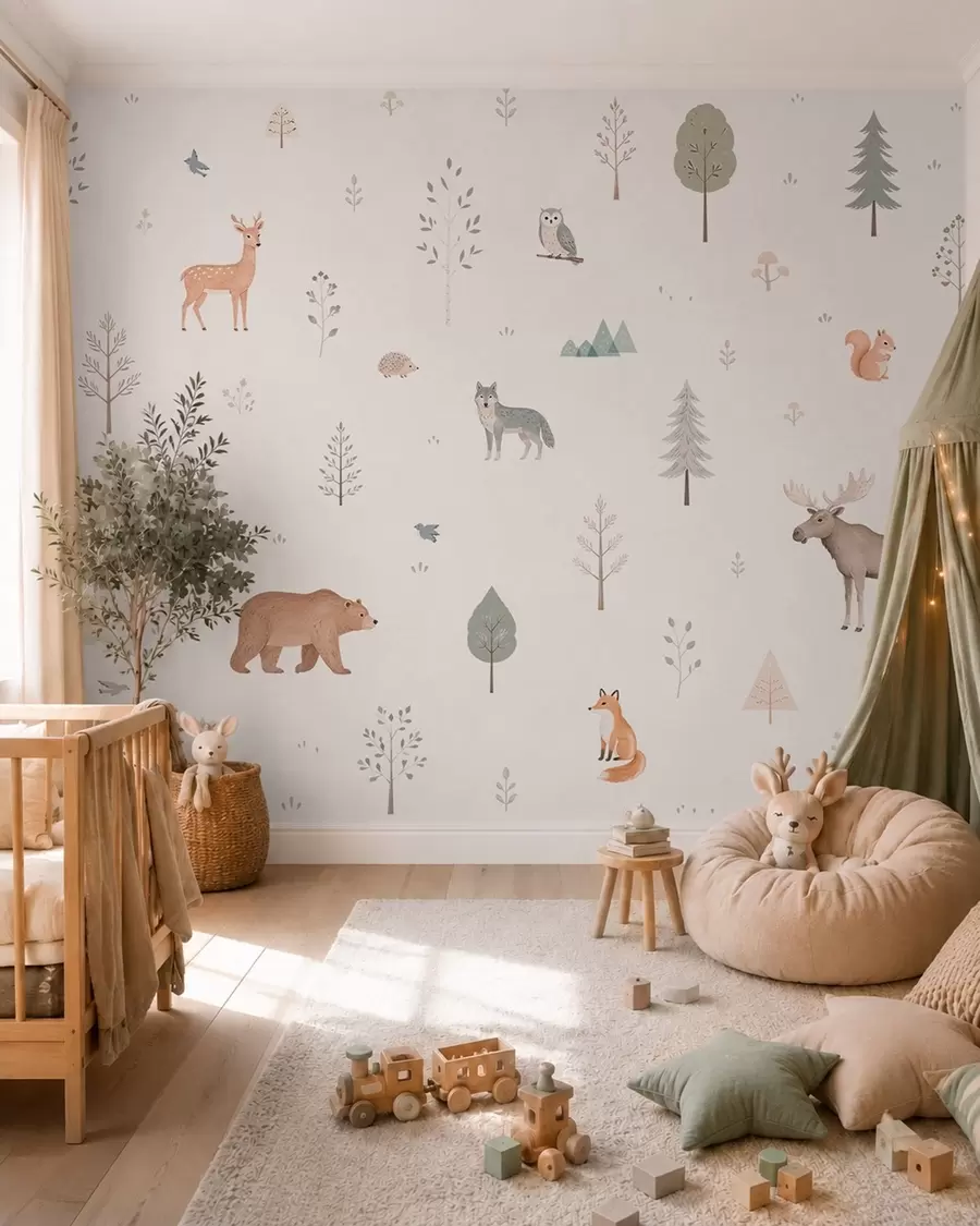 wall murals Forest Miniatures w05864