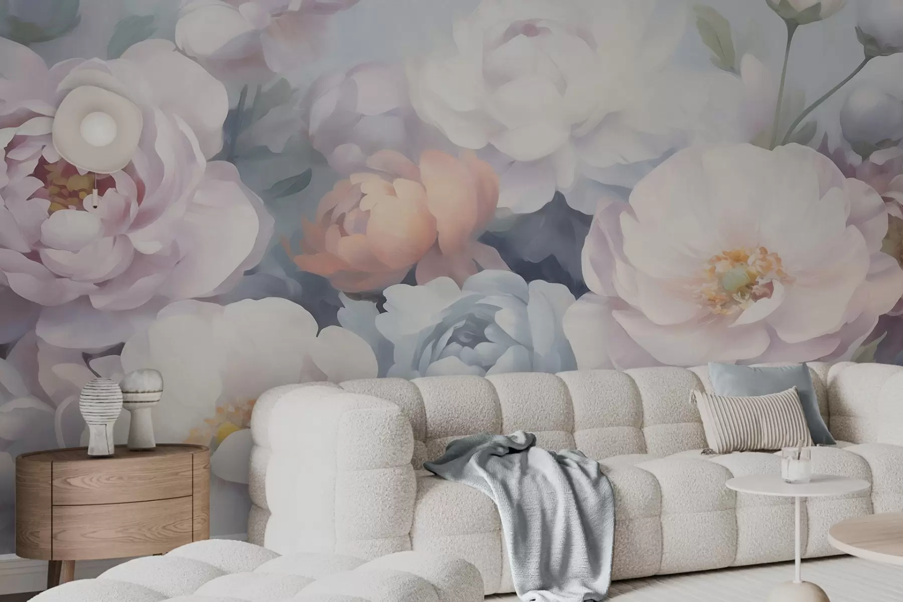 wall murals Abstract flowers w05674