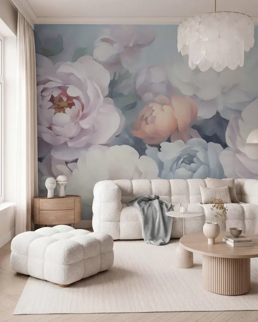 wall murals Abstract flowers w05674