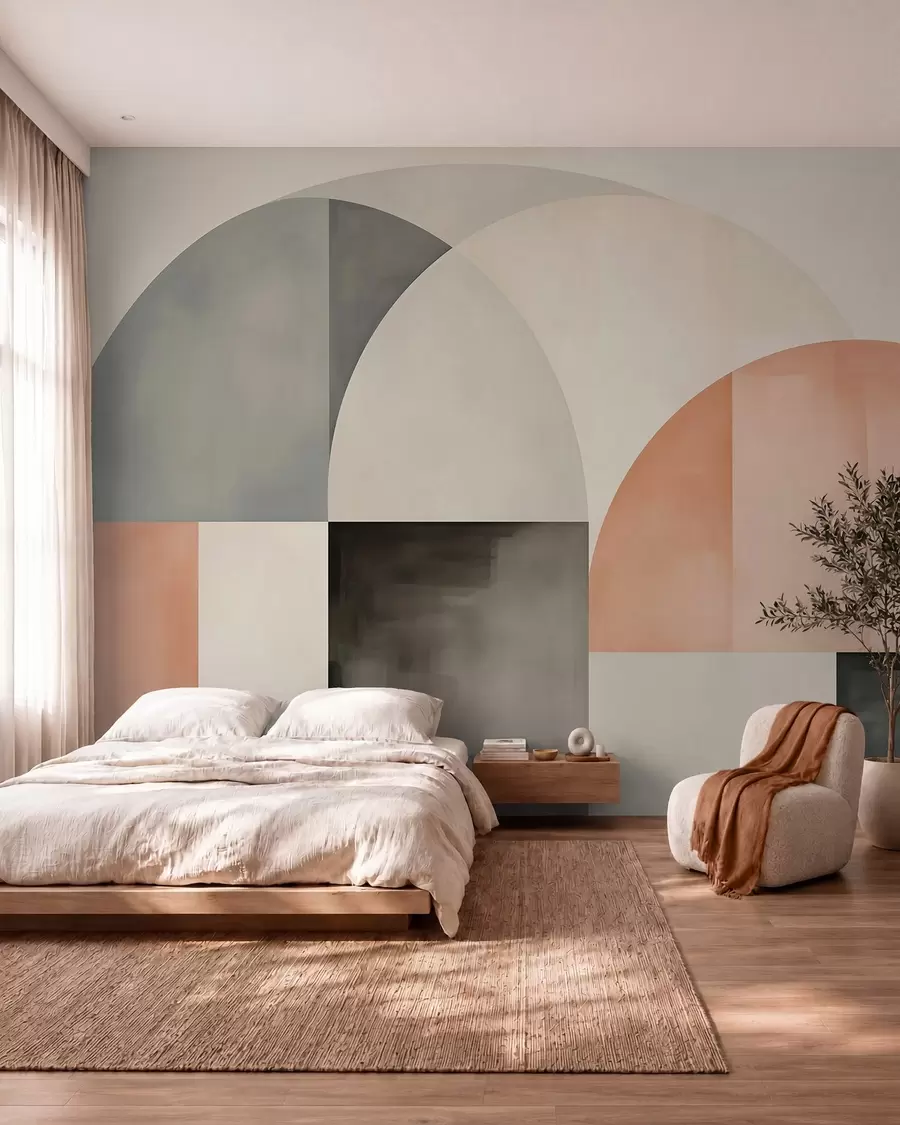 wall murals Geometric abstraction w05847