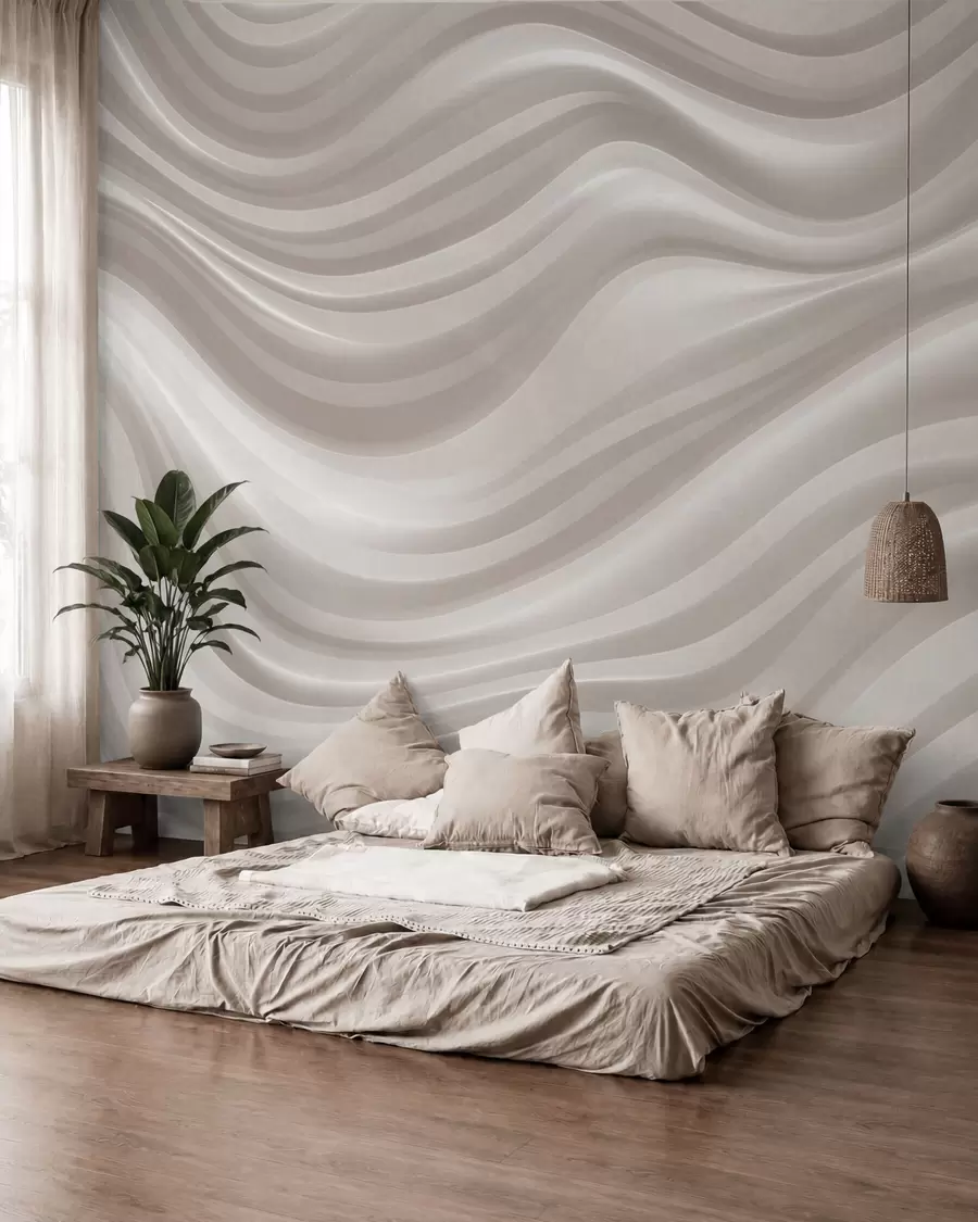wall murals Pearl Waves w09835