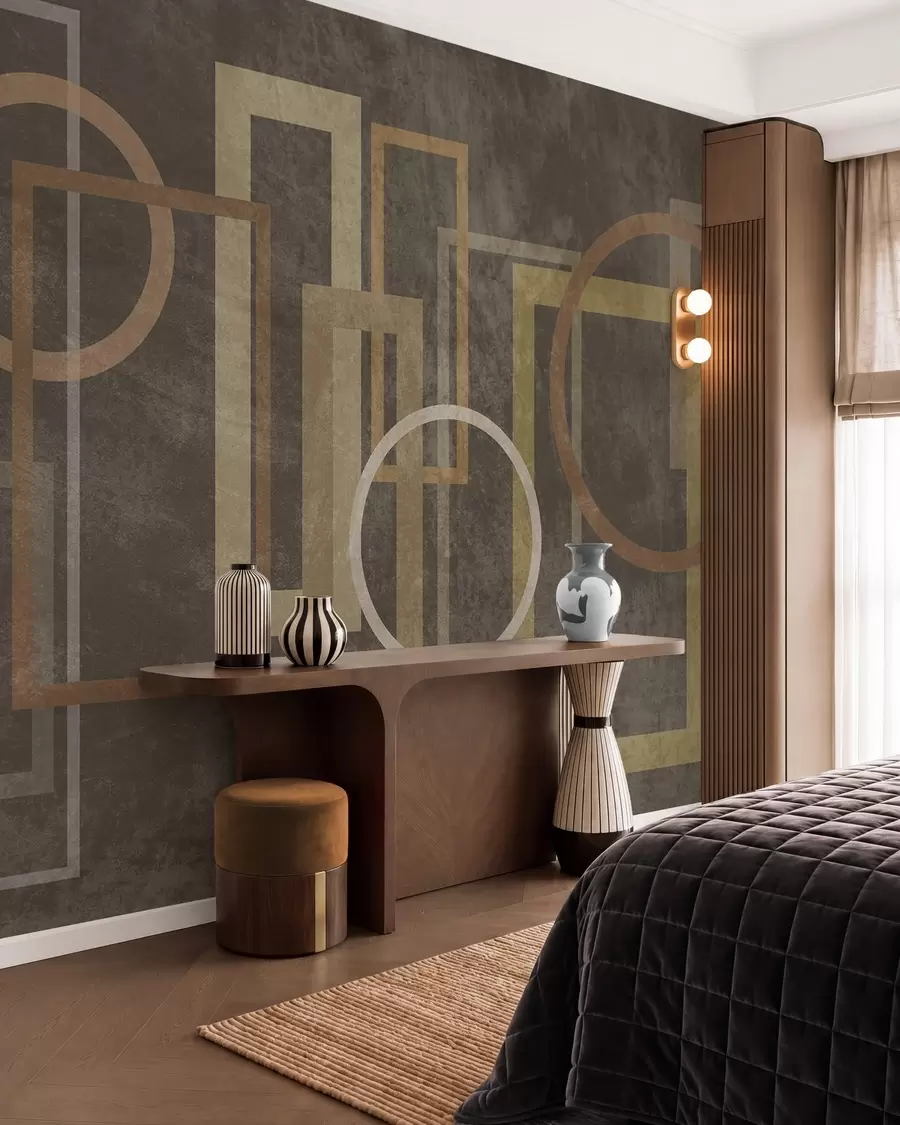 wall murals Earthy Geometry w10031