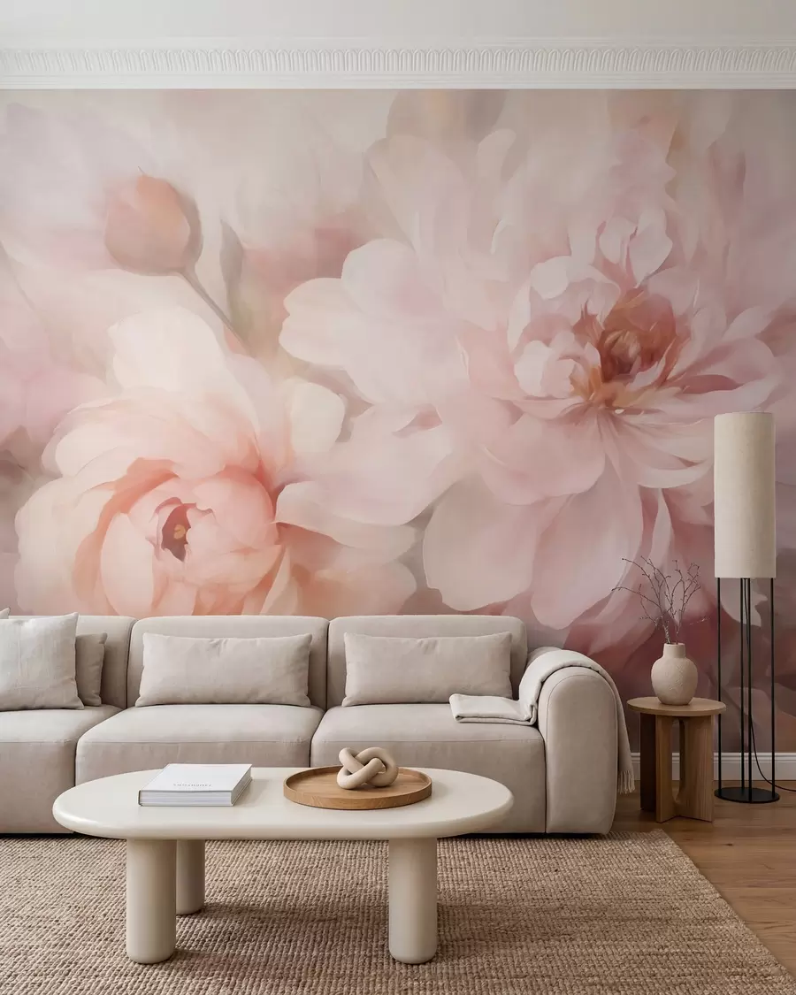 wall murals Abstract flowers w05591