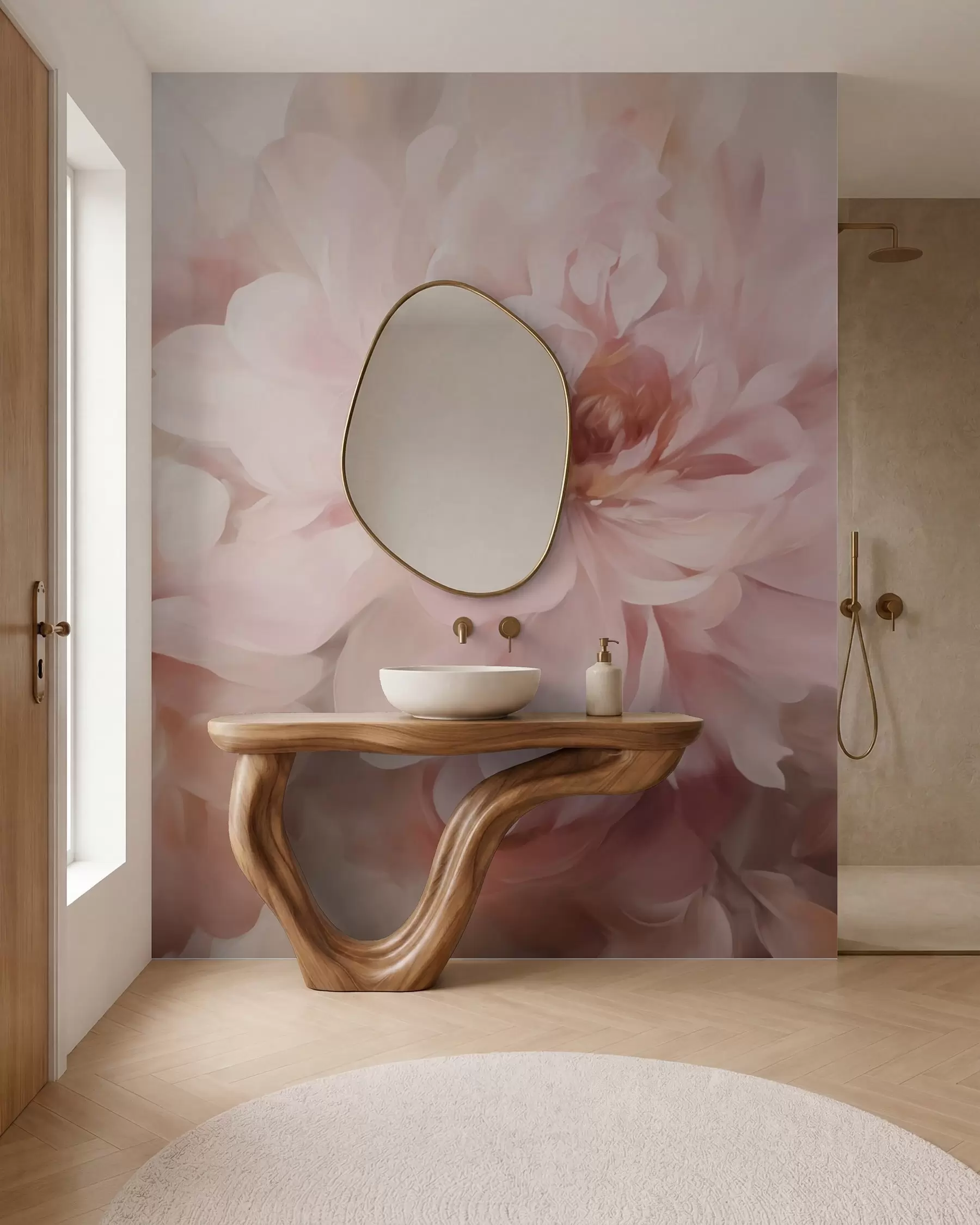 wall murals Pink Blossom w05591