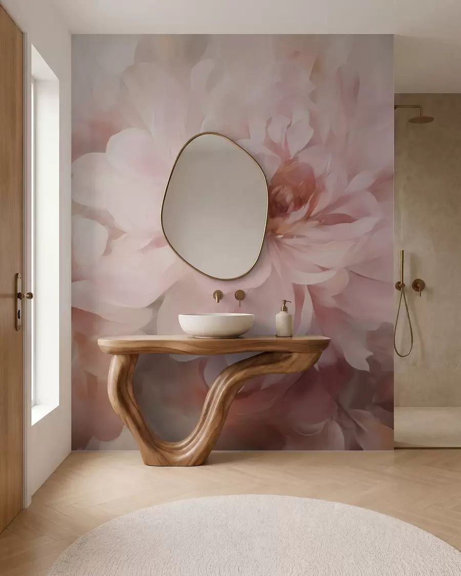 wall murals Abstract flowers w05591