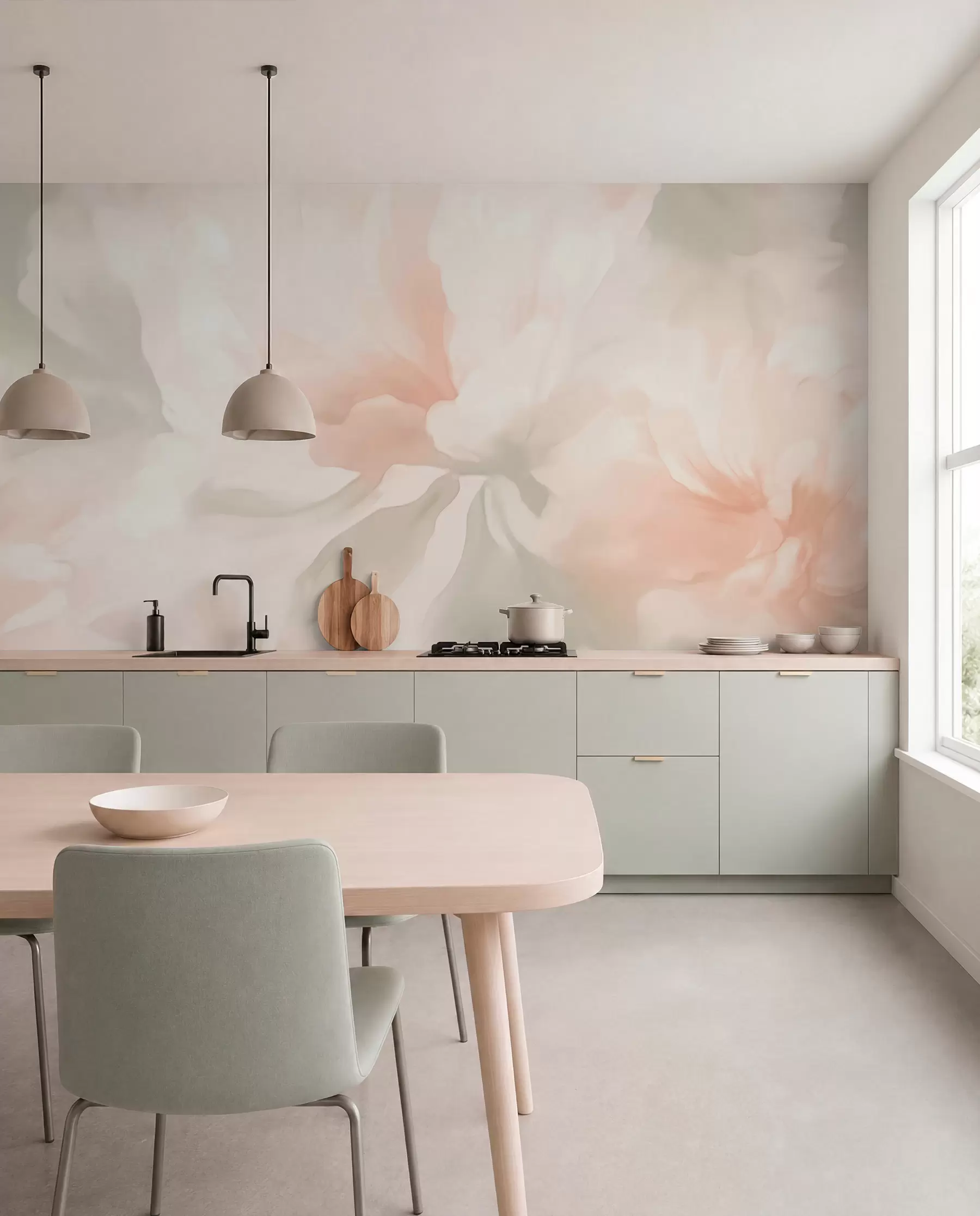 wall murals Petal Haze w05838