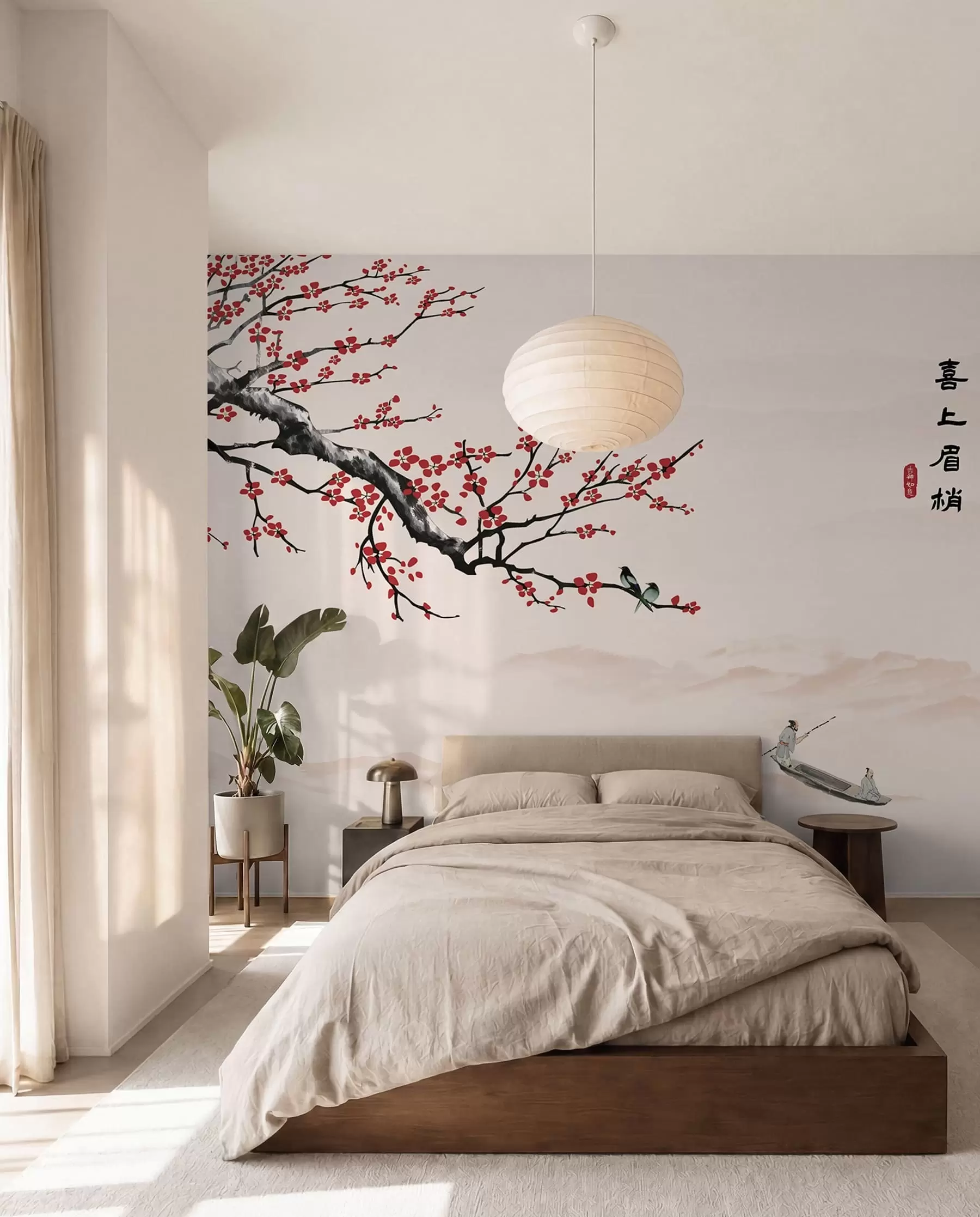 wall murals Vertebrate, sky e boat u40186