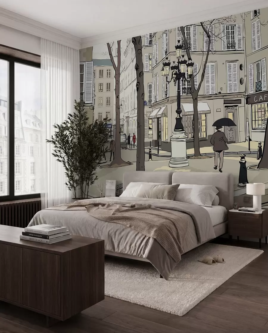 wall murals Building, window e infrastructure u55549
