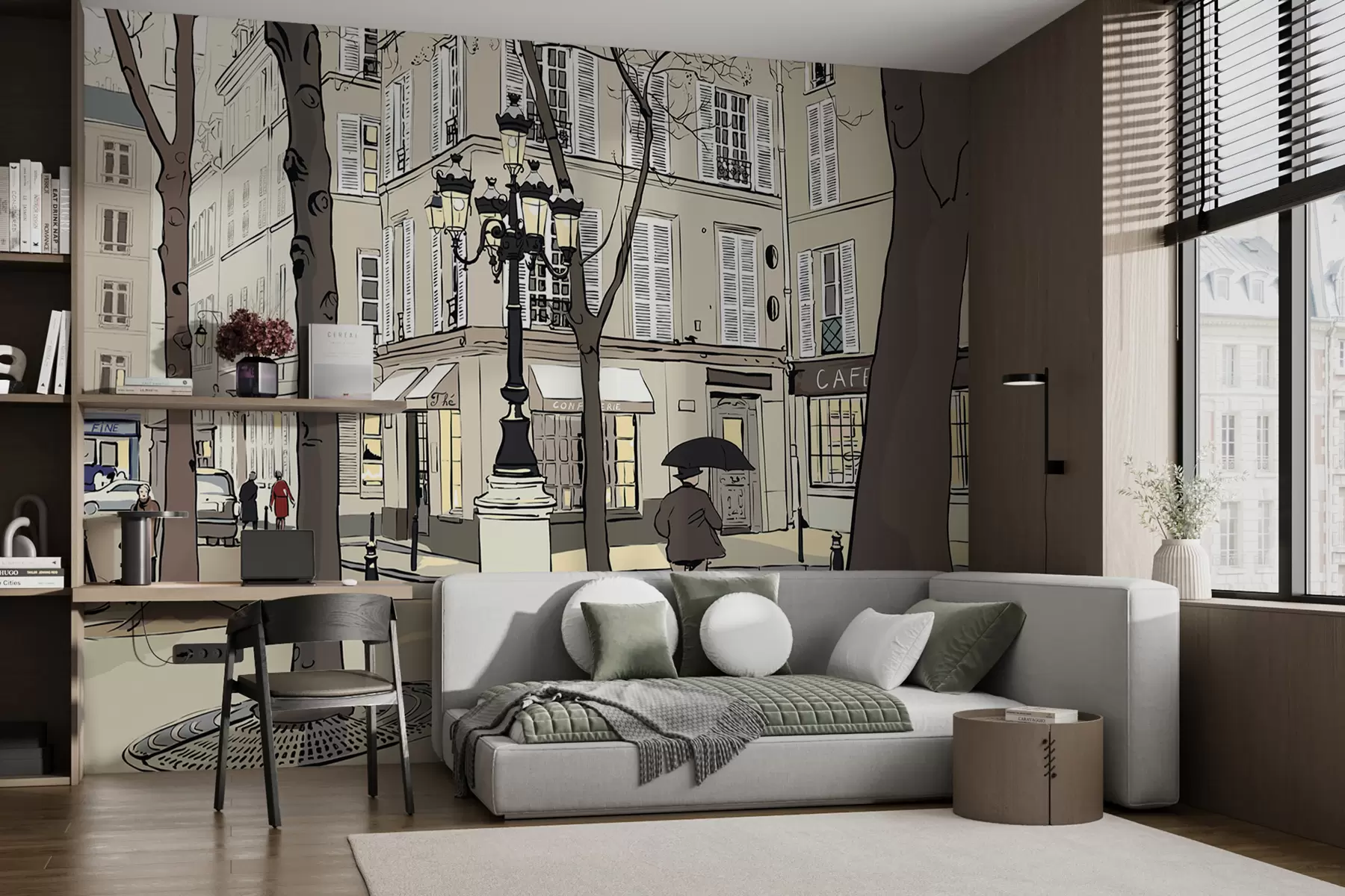 wall murals Building, window e infrastructure u55549