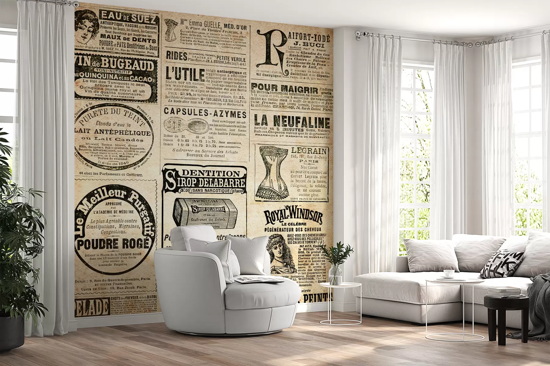 wall murals Newspaper, publication e font u56680