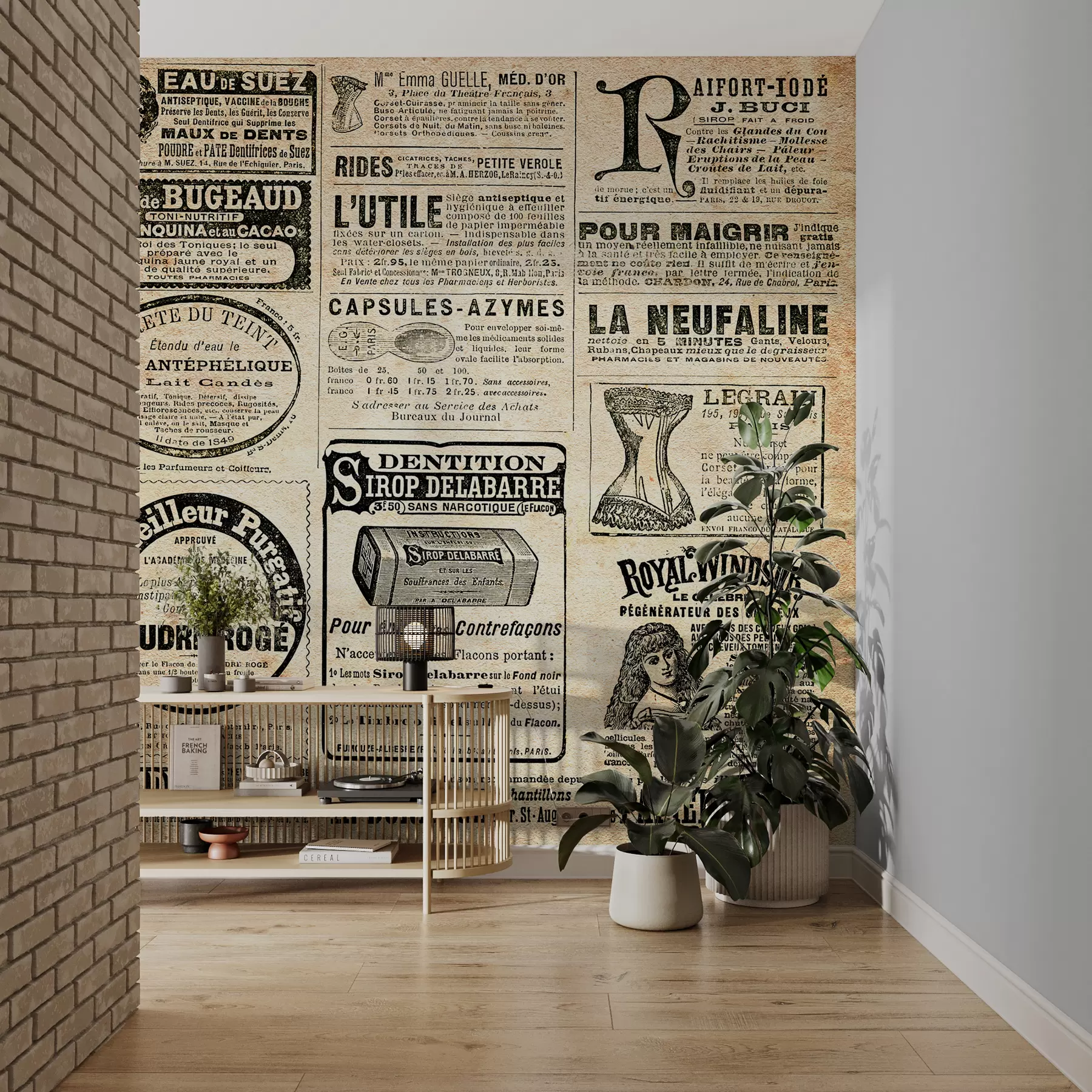 wall murals Newspaper, publication e font u56680