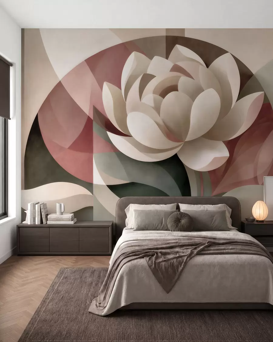 wall murals Floral Geometry w10035