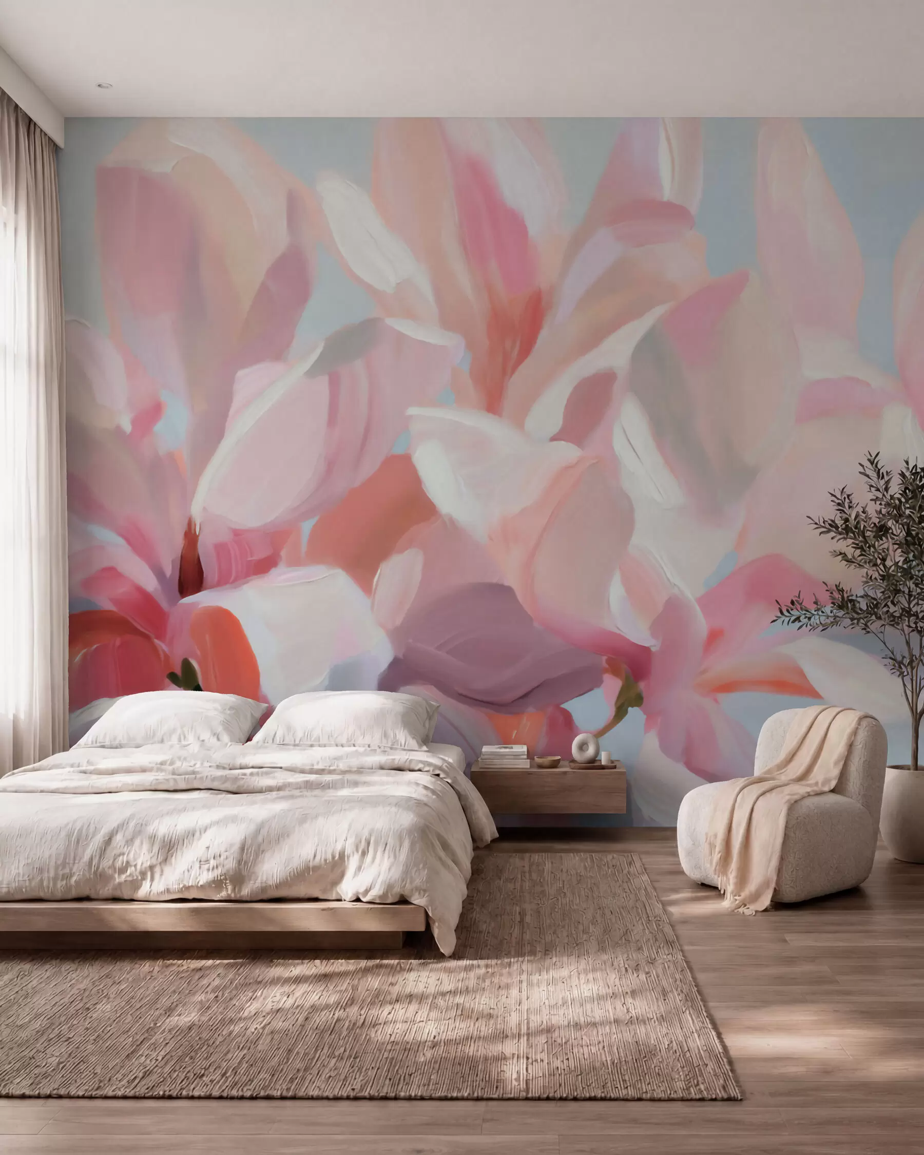 wall murals Blush Magnolia w10043