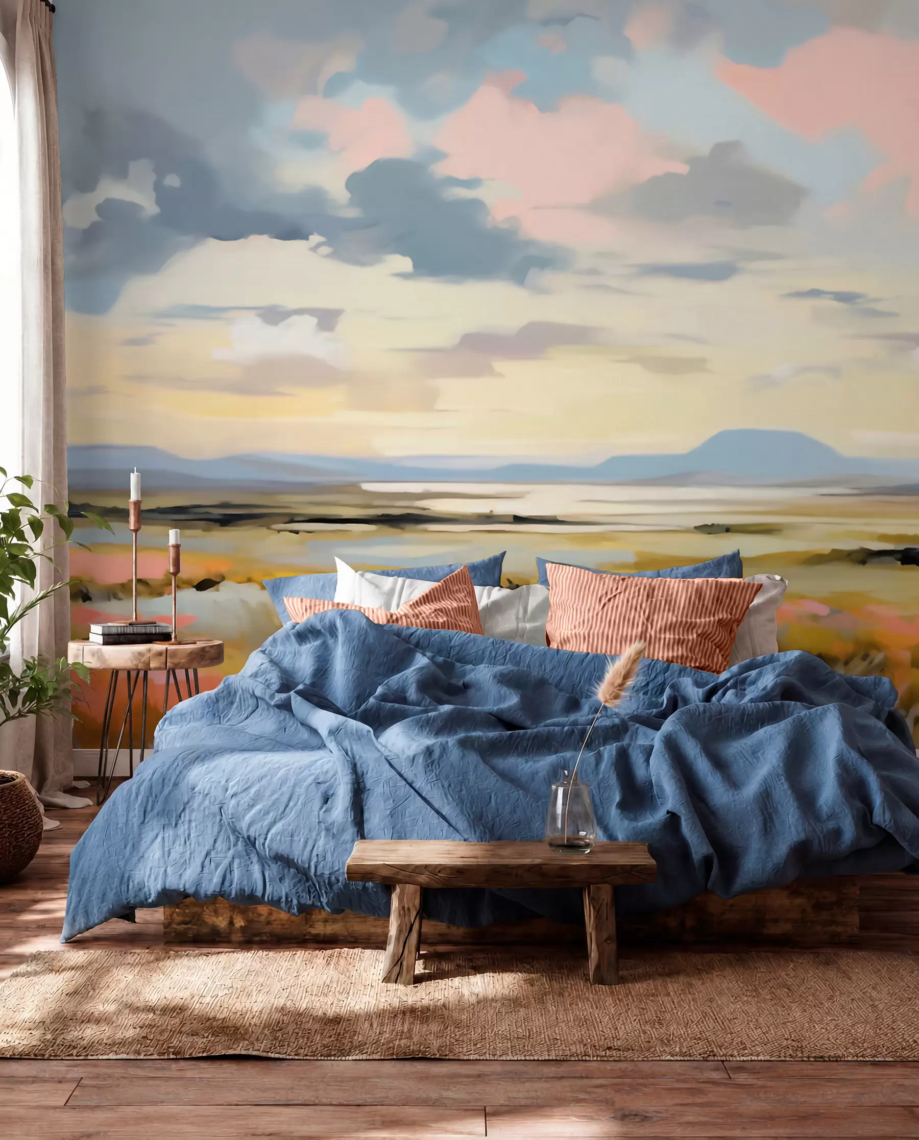 wall murals Horizon at Sunset w05911