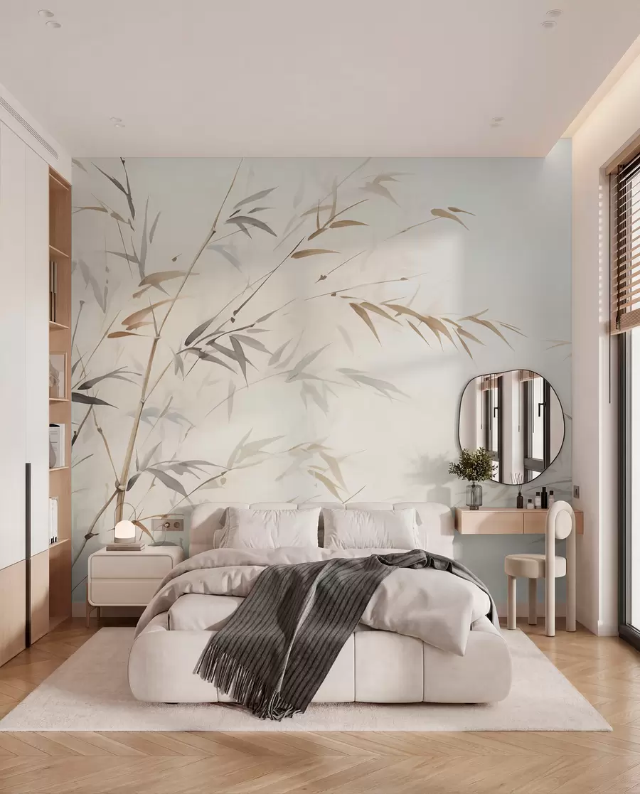wall murals Bamboo Sketch w05917