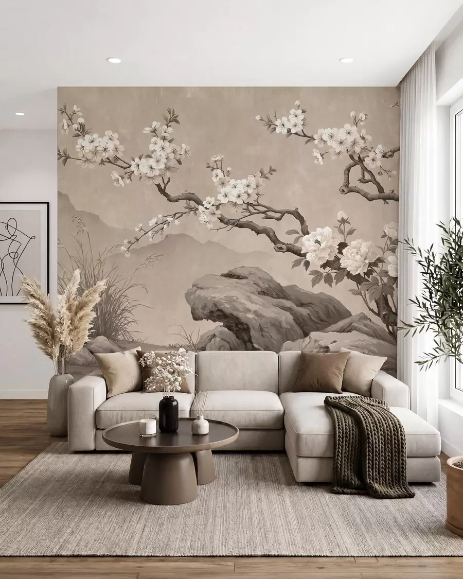 wall murals Blossom Panorama w10052