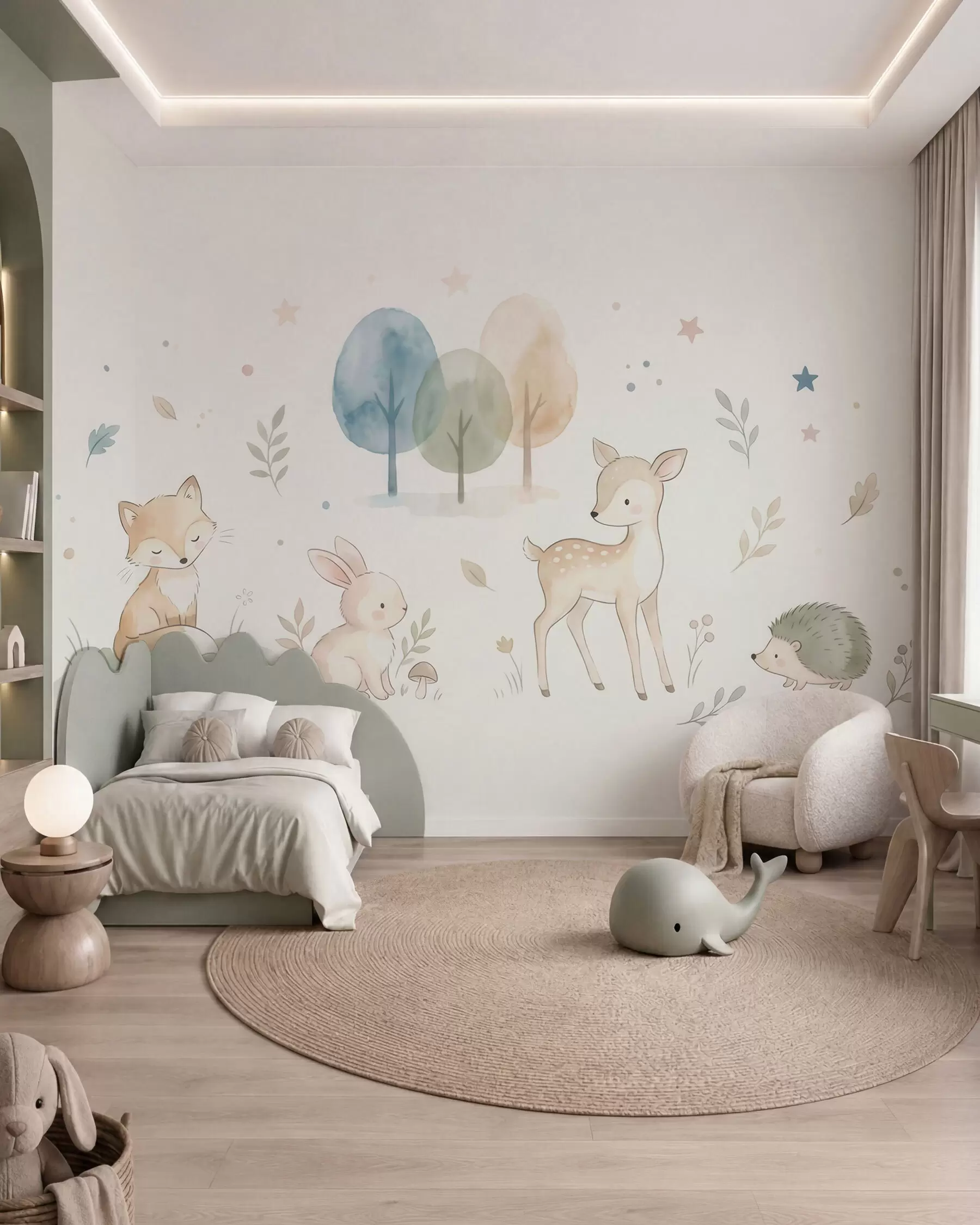 wall murals Forest Gathering w10068
