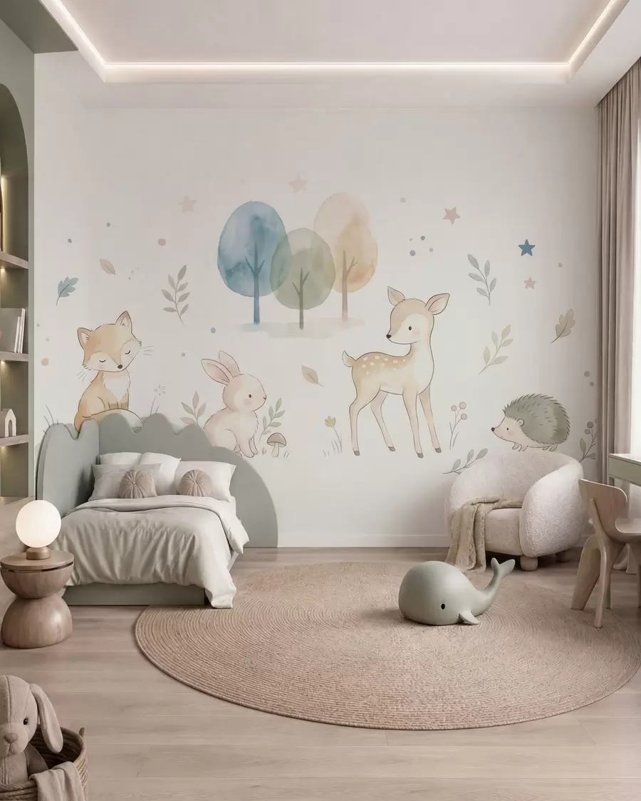 wall murals Forest Gathering w10068