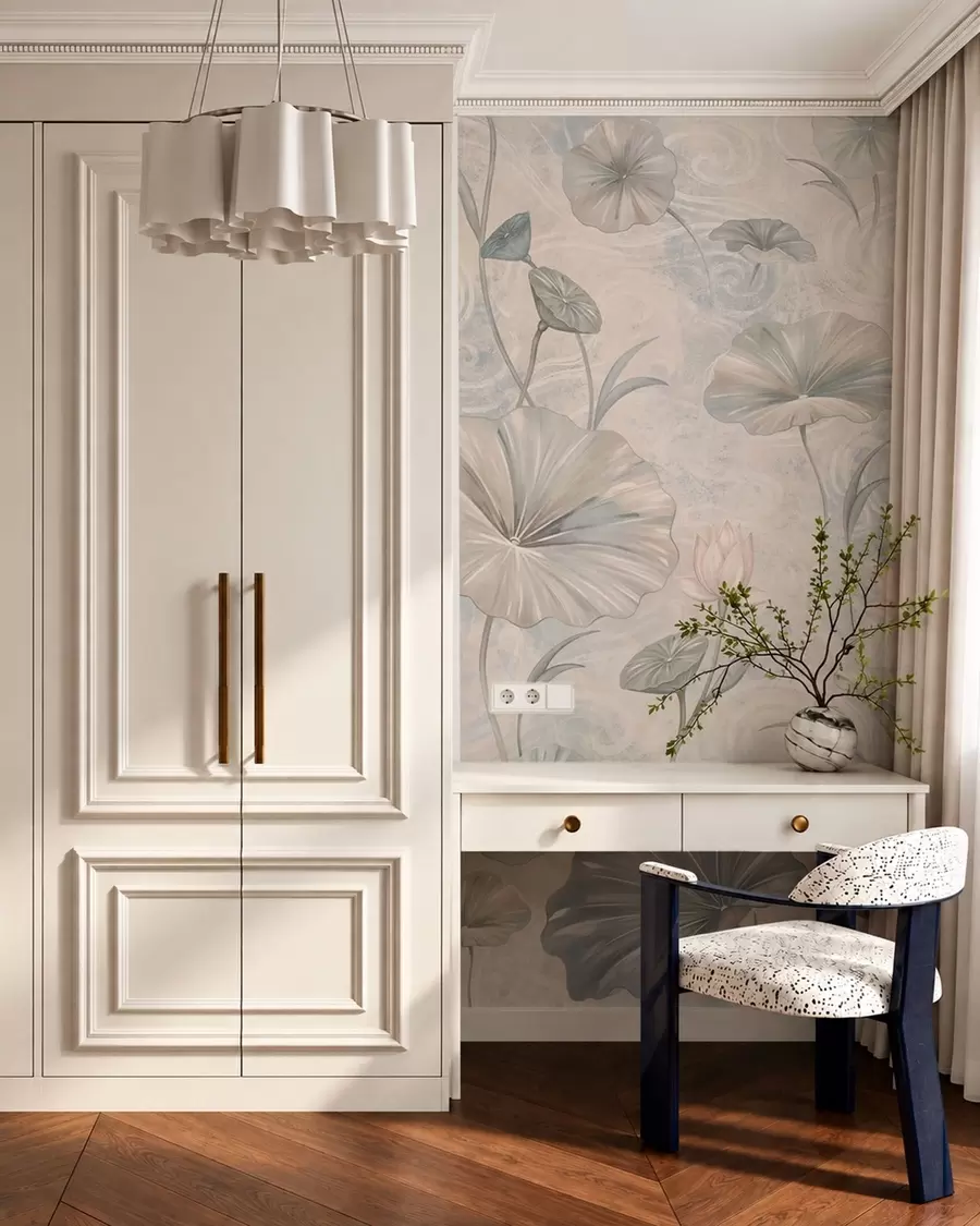 wall murals Pastel Lotus w05808
