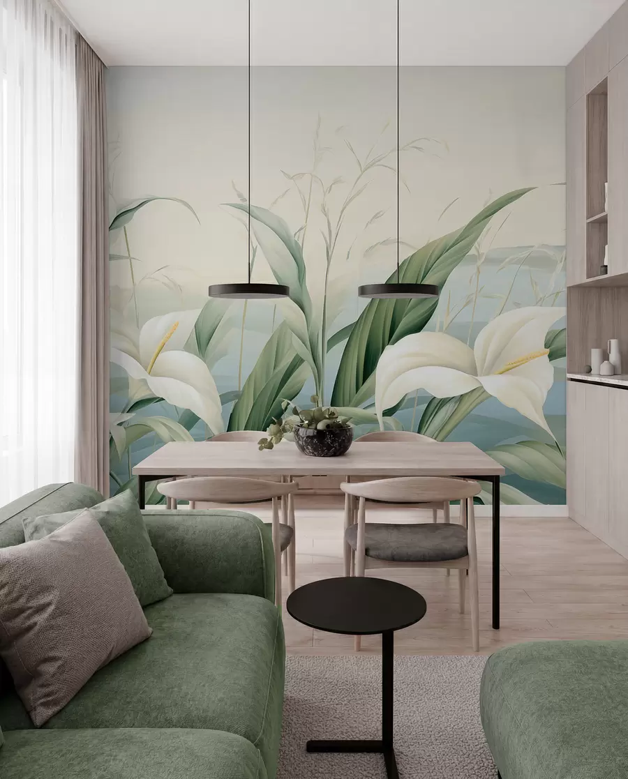 wall murals Calla Garden w05916