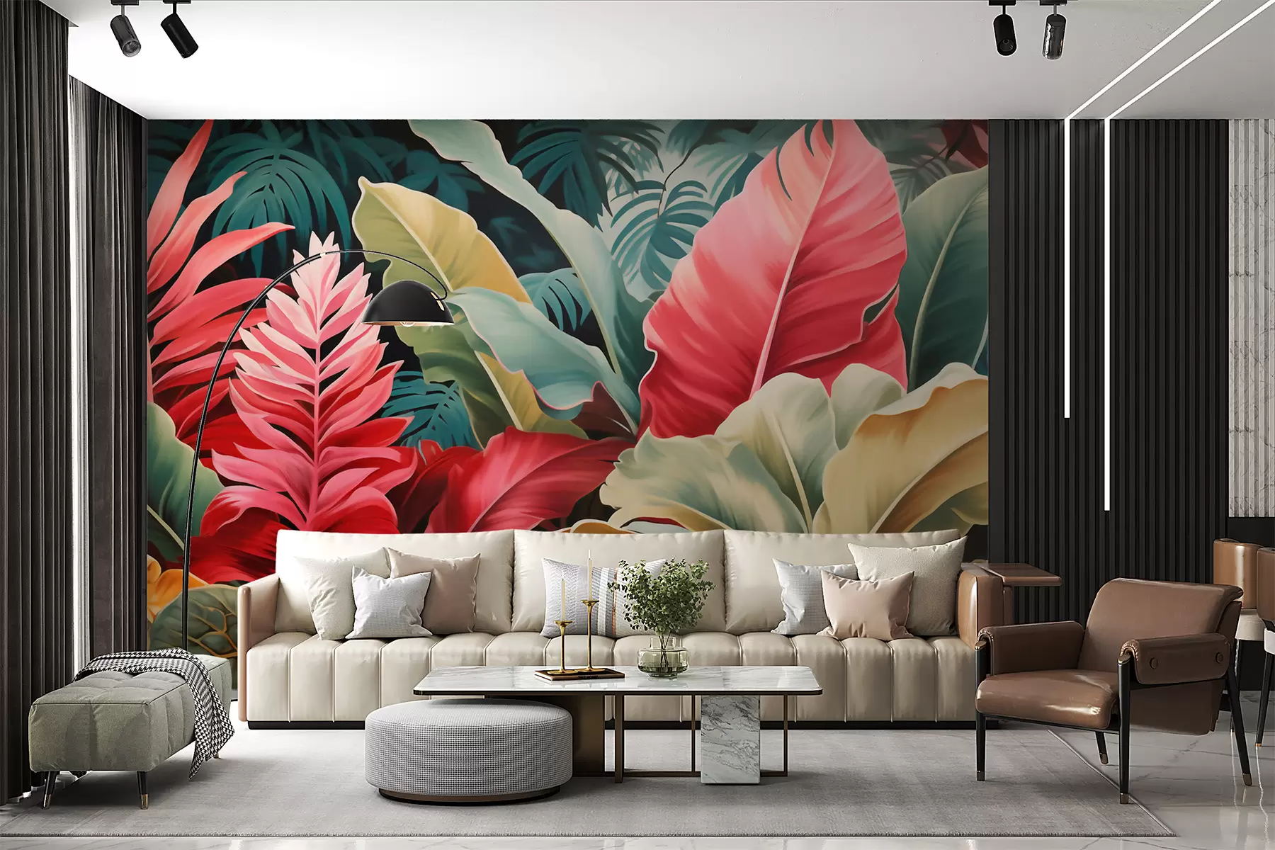 wall murals Palm Leaves w05936