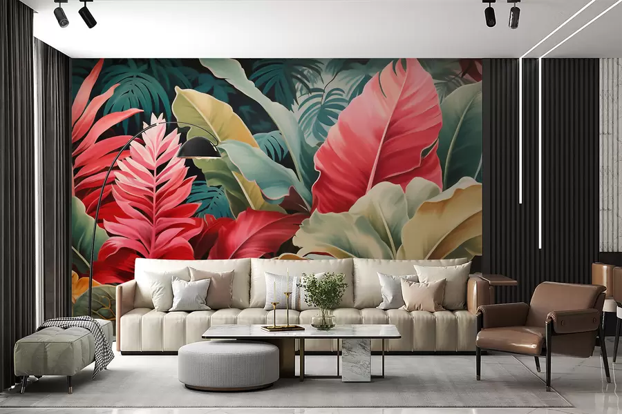 wall murals Palm Leaves w05936