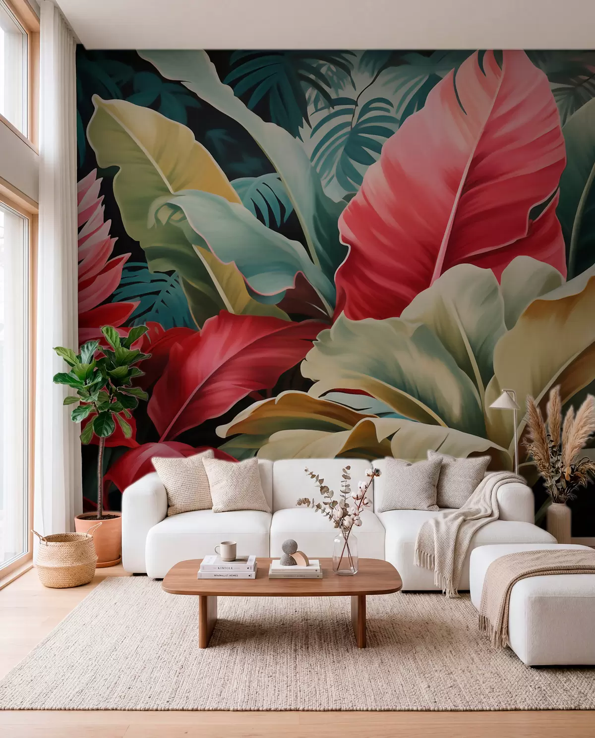 wall murals Coral Tropics w05936
