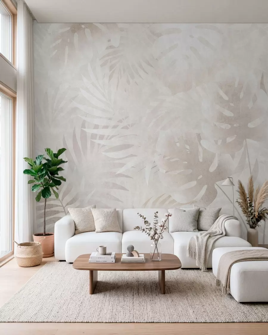 wall murals Misty Tropics w10080