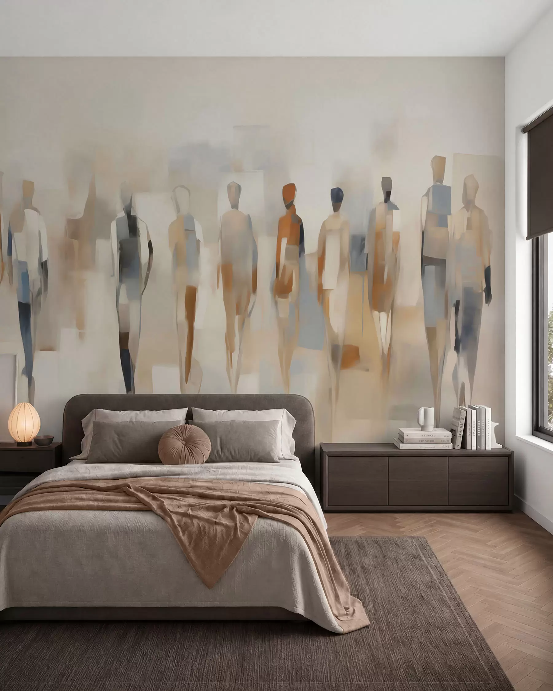 wall murals Silhouette Rhythm w05944