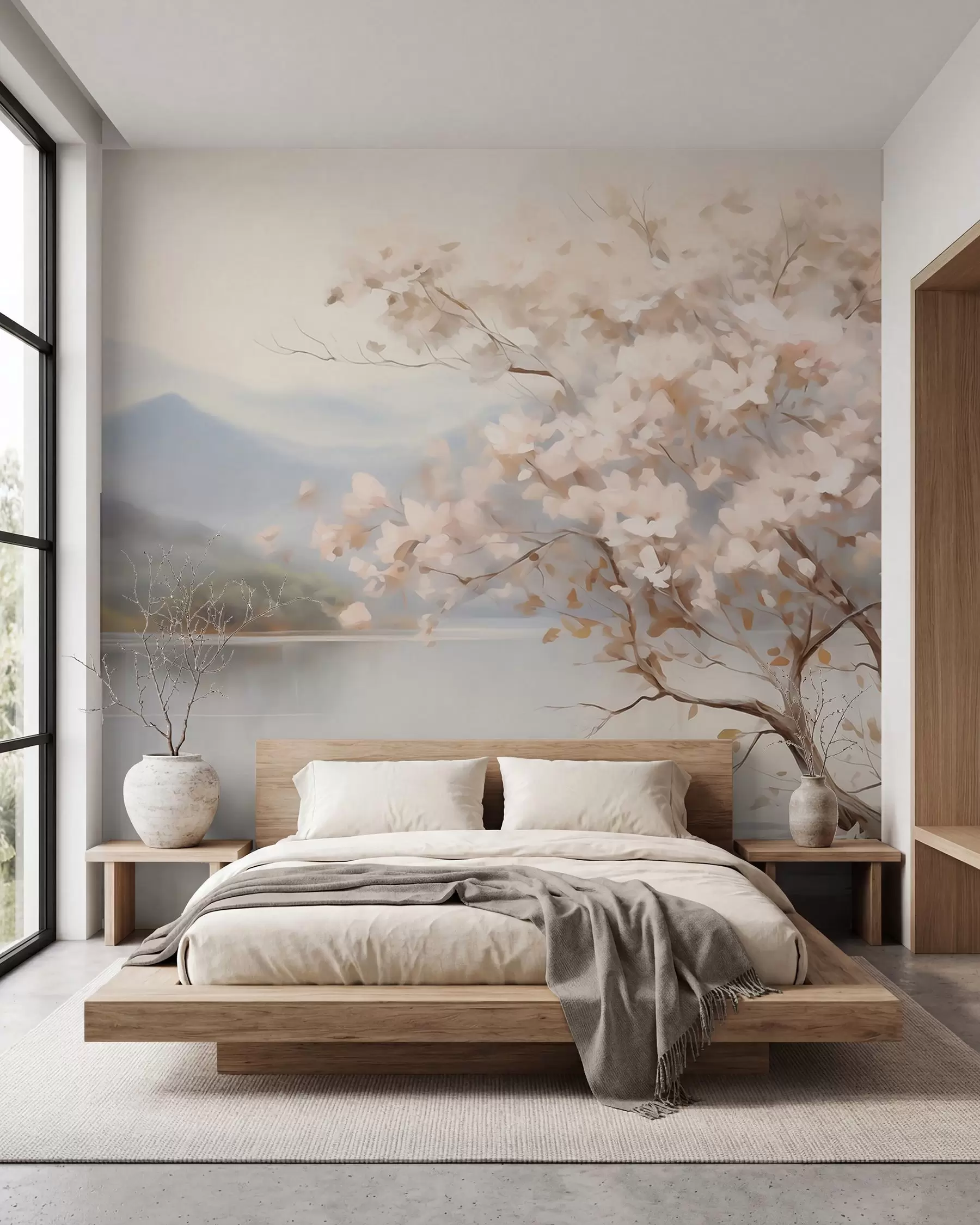 wall murals Blossoms in the Mist w05950