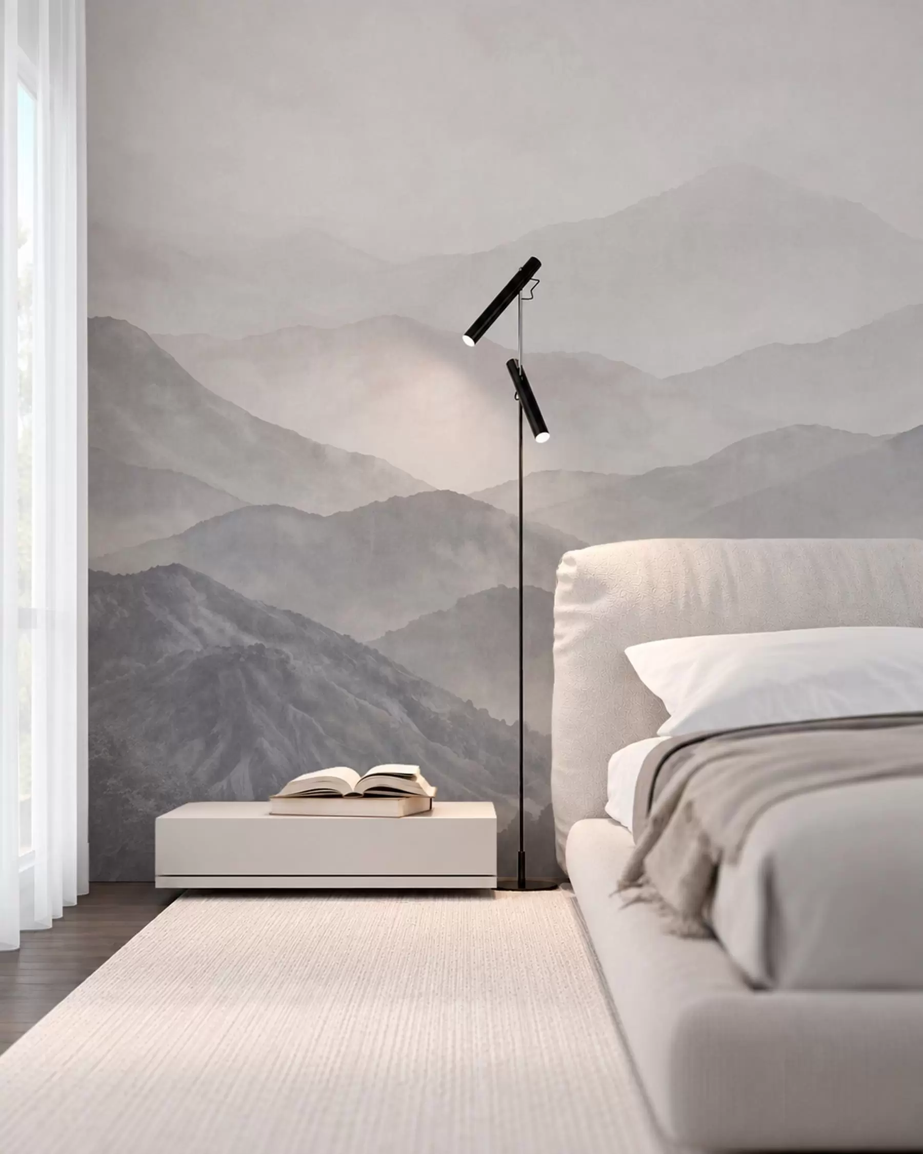 wall murals Layered Mountains w05925