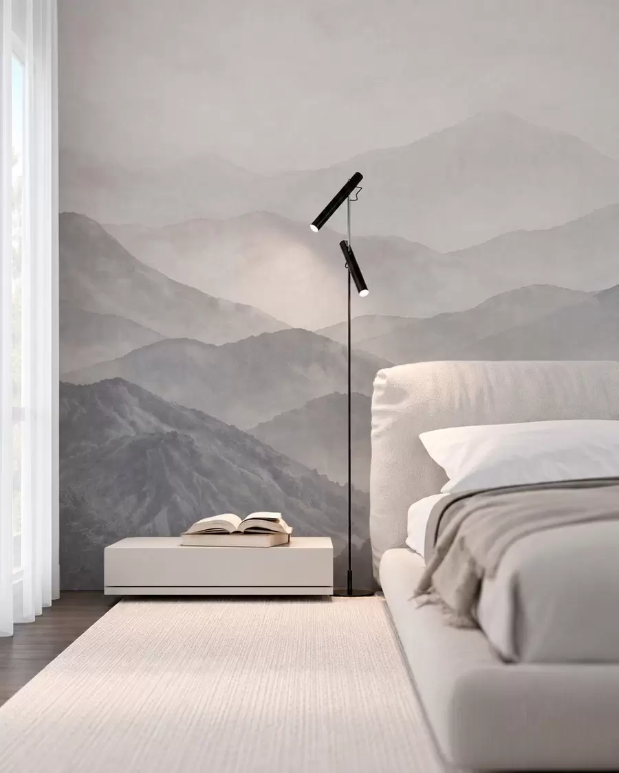 wall murals Layered Mountains w05925