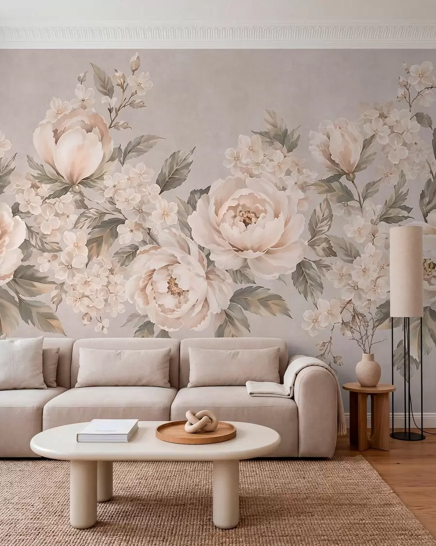 wall murals Vintage Bouquet w05926