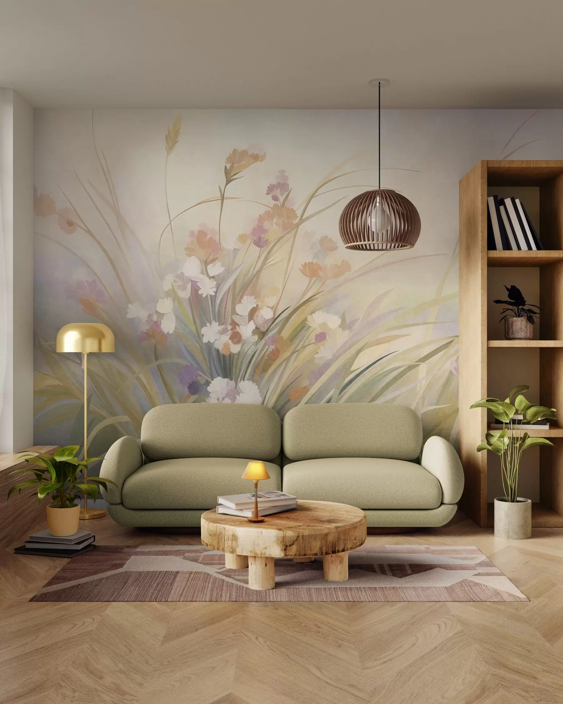 wall murals Meadow Glow w10062