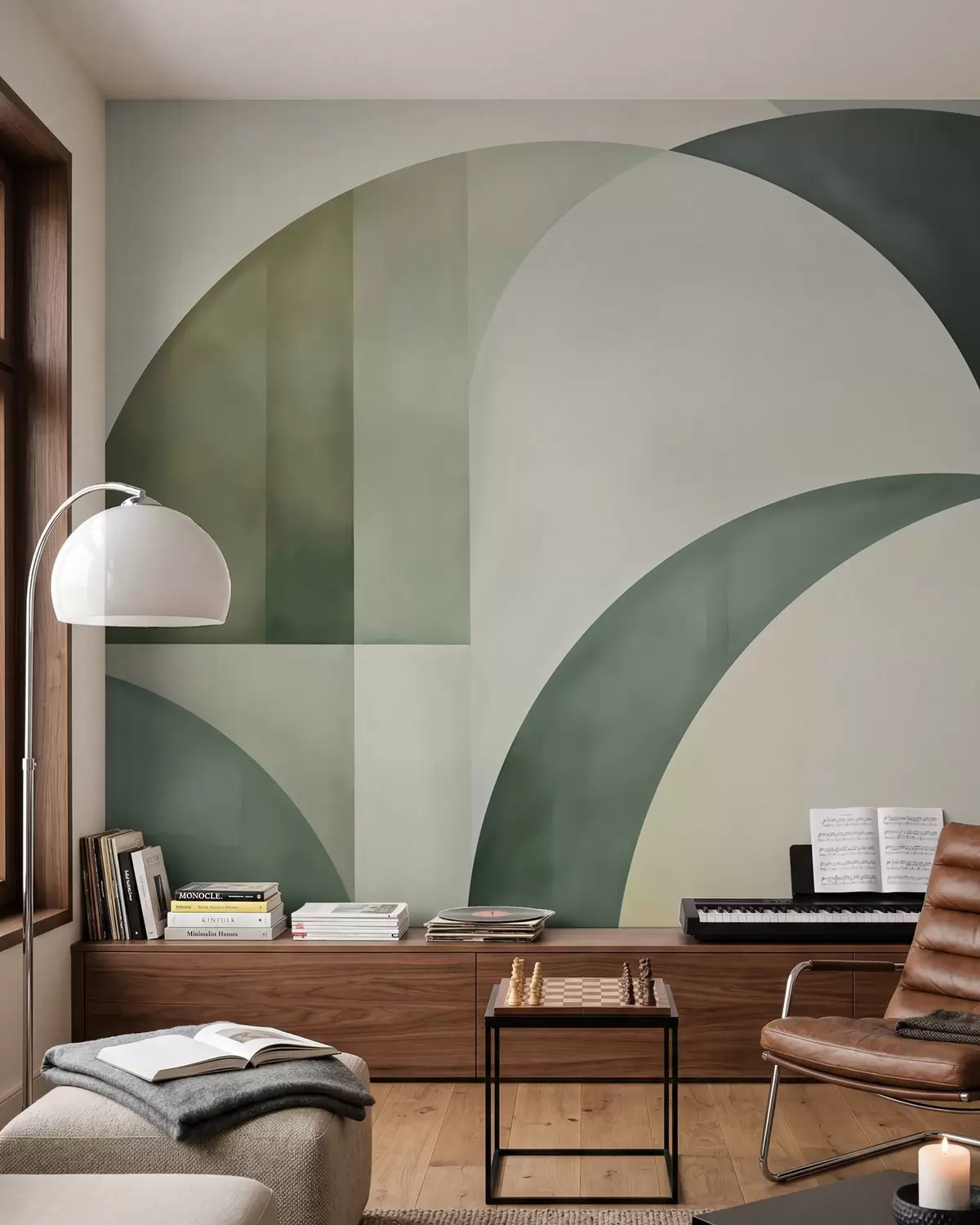 wall murals Green Arches w05943