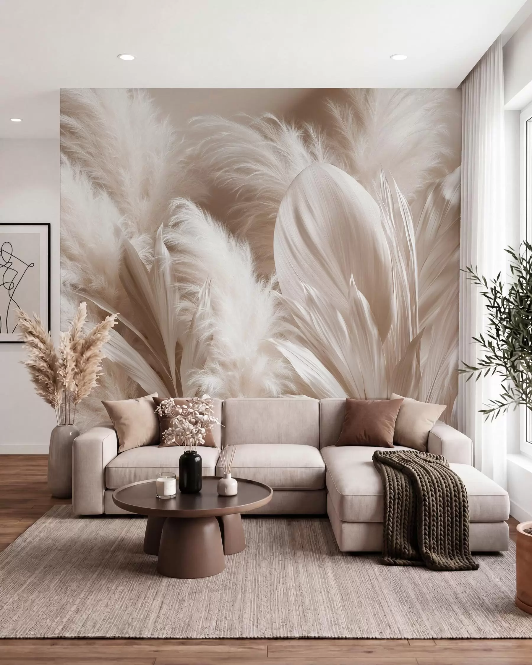 wall murals Pearl Grasses w10034
