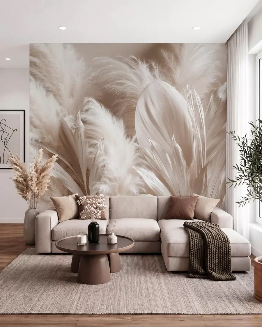 wall murals Pearl Grasses w10034