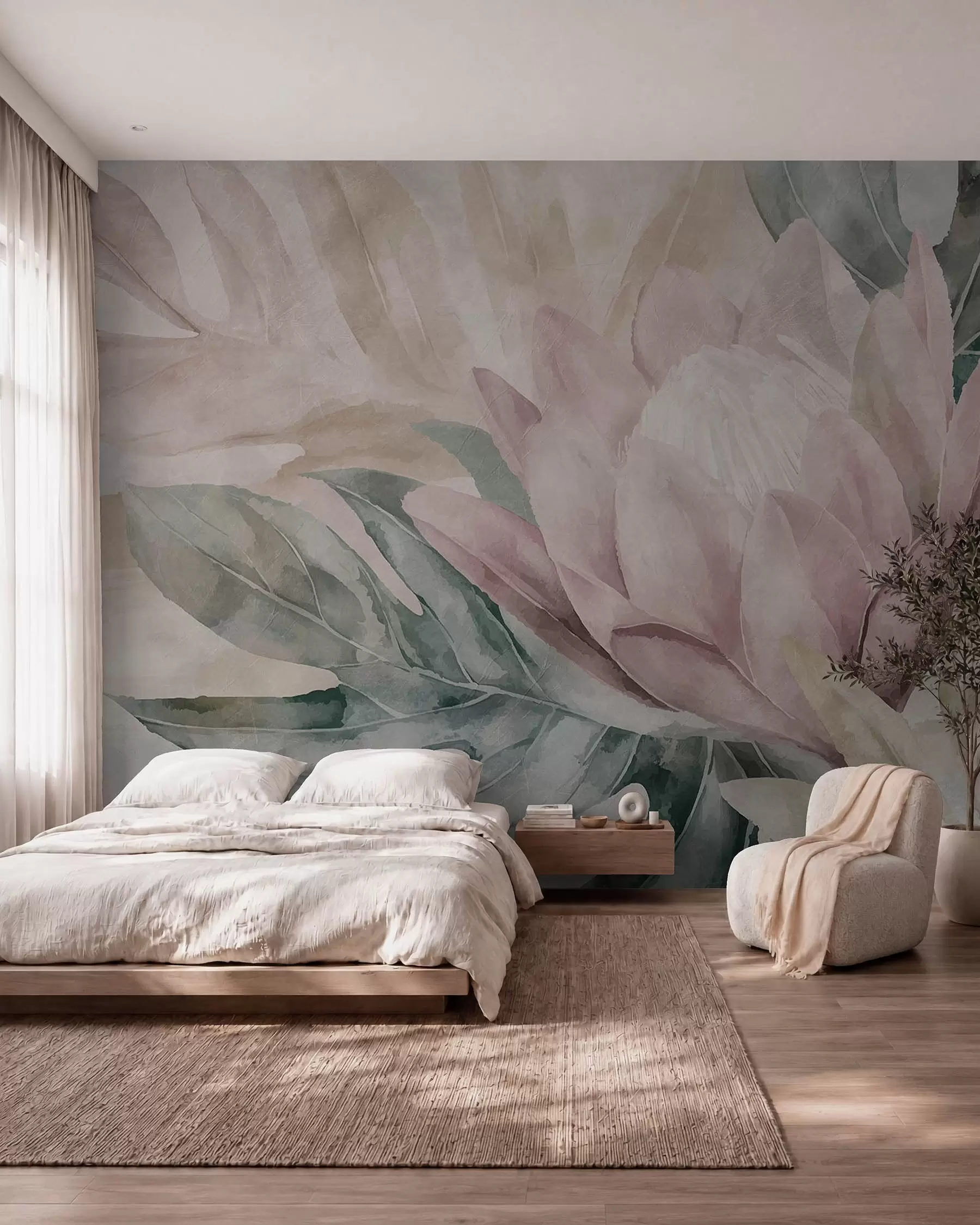 wall murals Open Blossom w09988