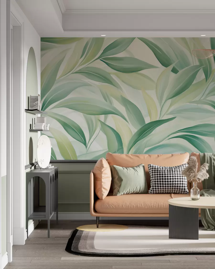 wall murals Leaves in the Breeze w05977