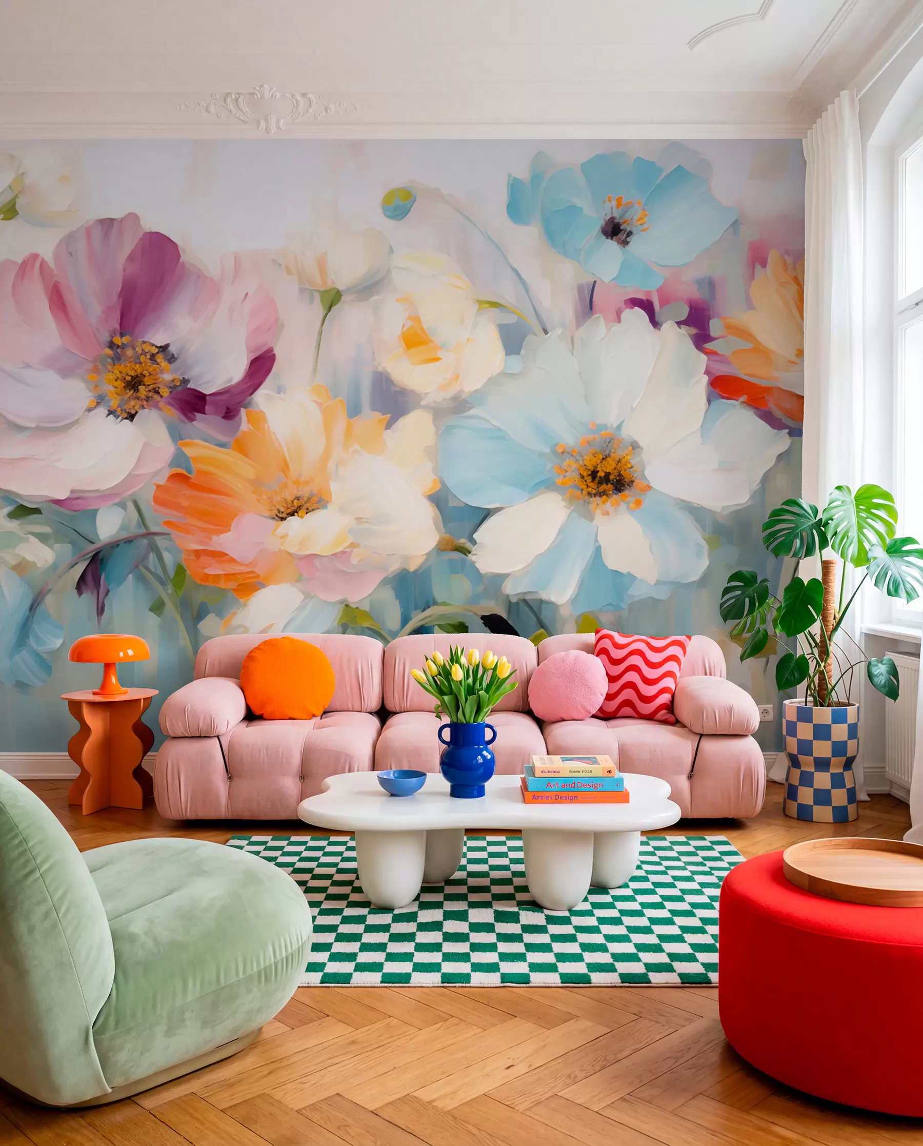 wall murals Let Joy Bloom w05827