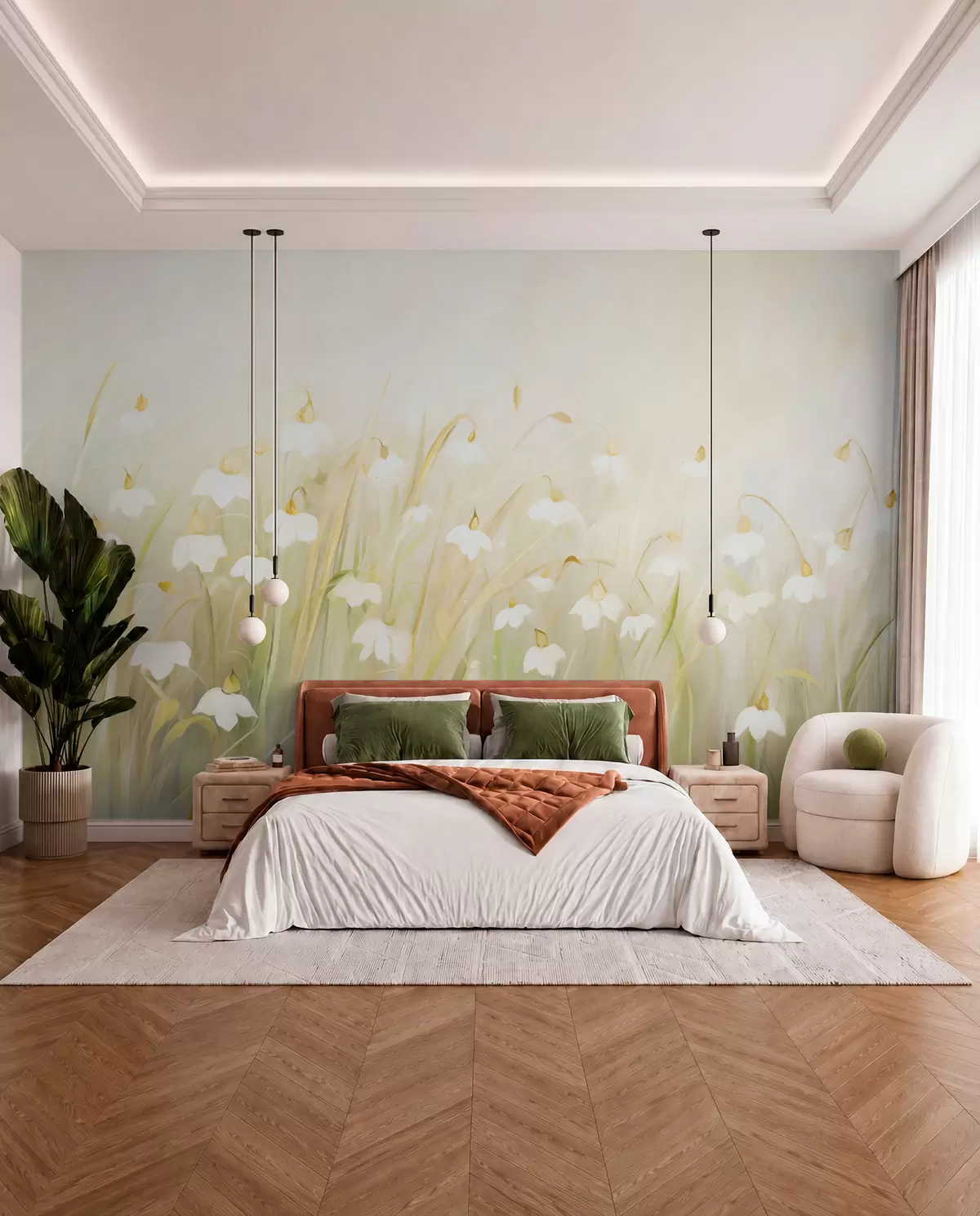 wall murals Wildflowers w05830