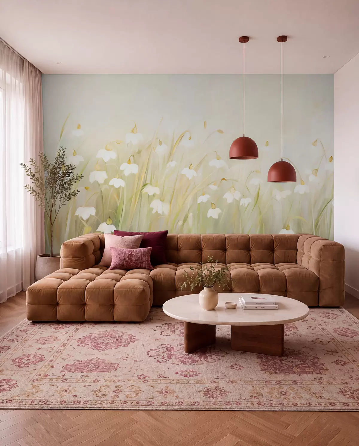 wall murals Wildflowers w05830