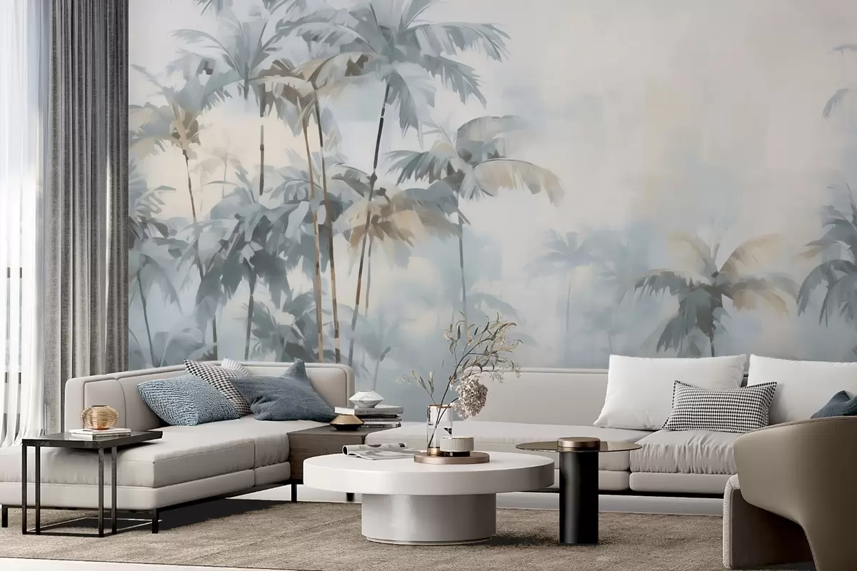 wall murals Abstract palms w05994