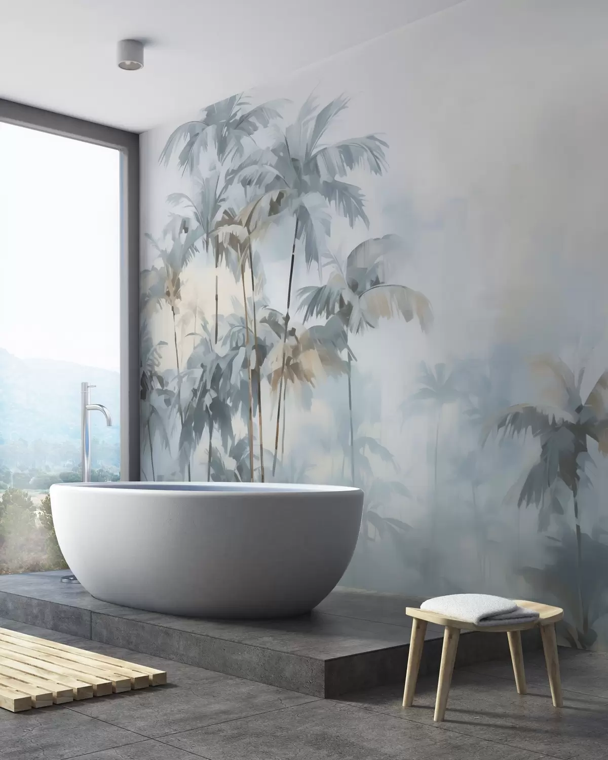 wall murals Abstract palms w05994