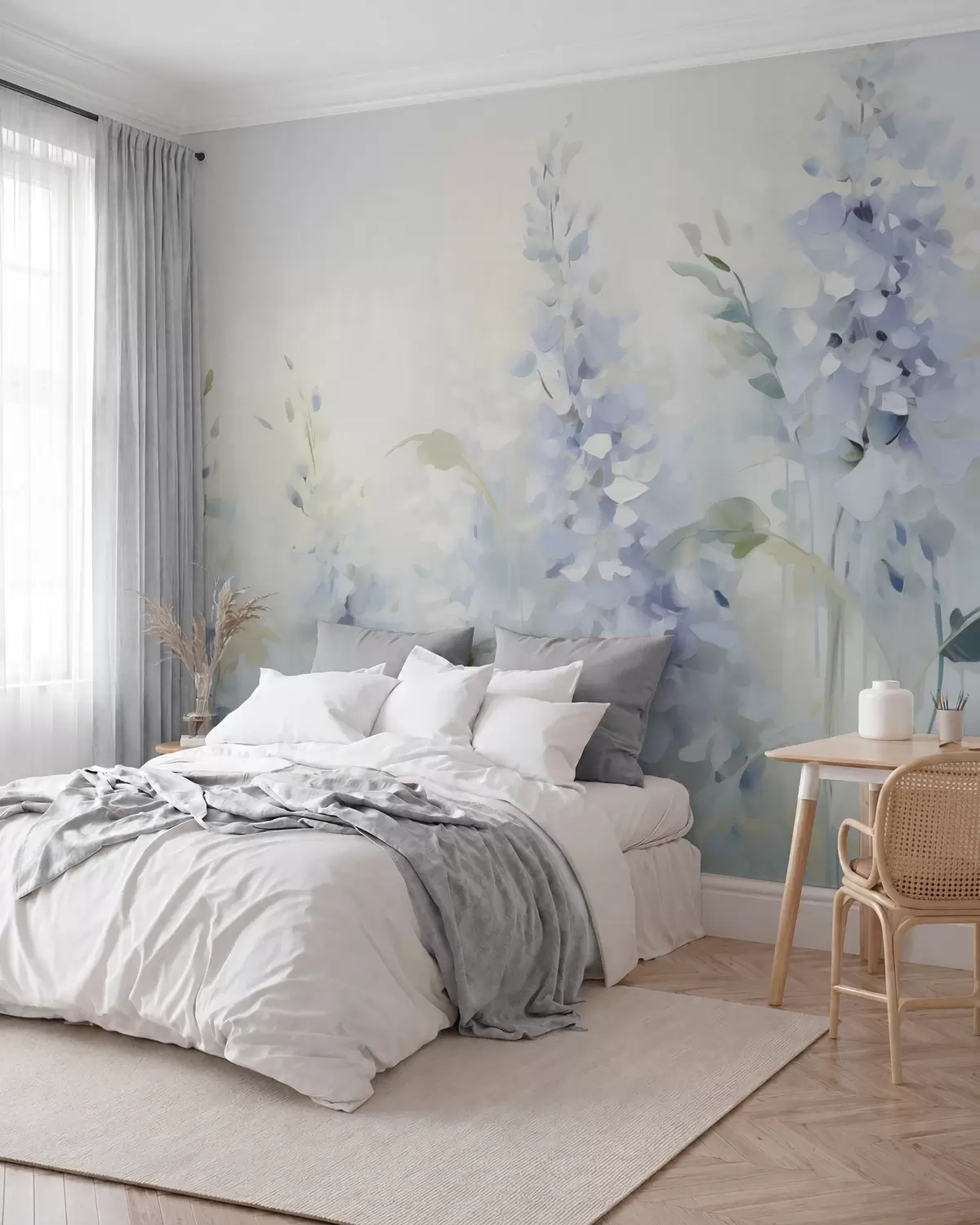 wall murals A Breath of Blue w05995