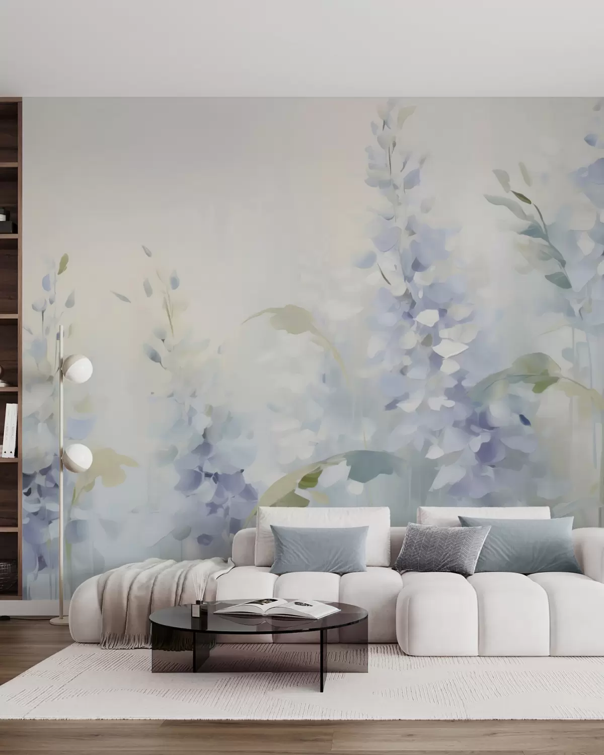 wall murals A Breath of Blue w05995