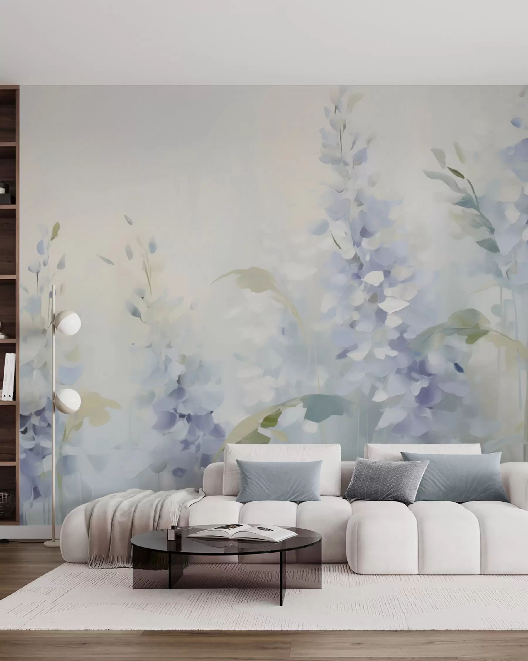 wall murals A Breath of Blue w05995