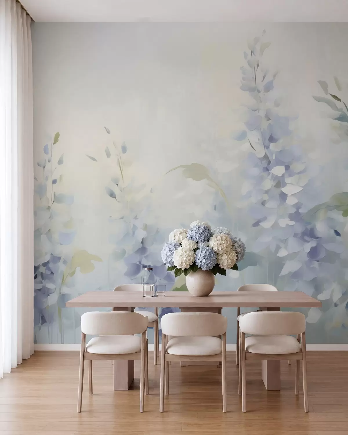 wall murals A Breath of Blue w05995