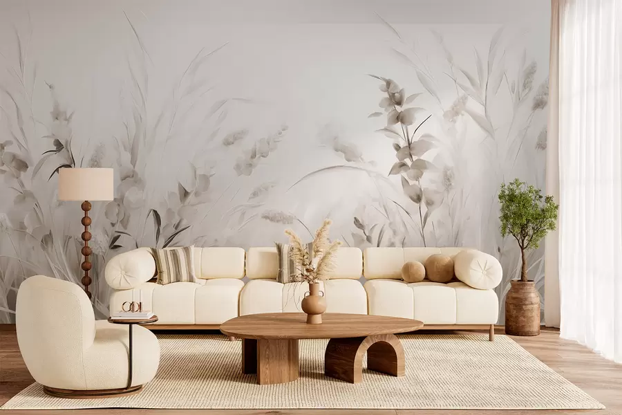 wall murals Field of flowers w05913